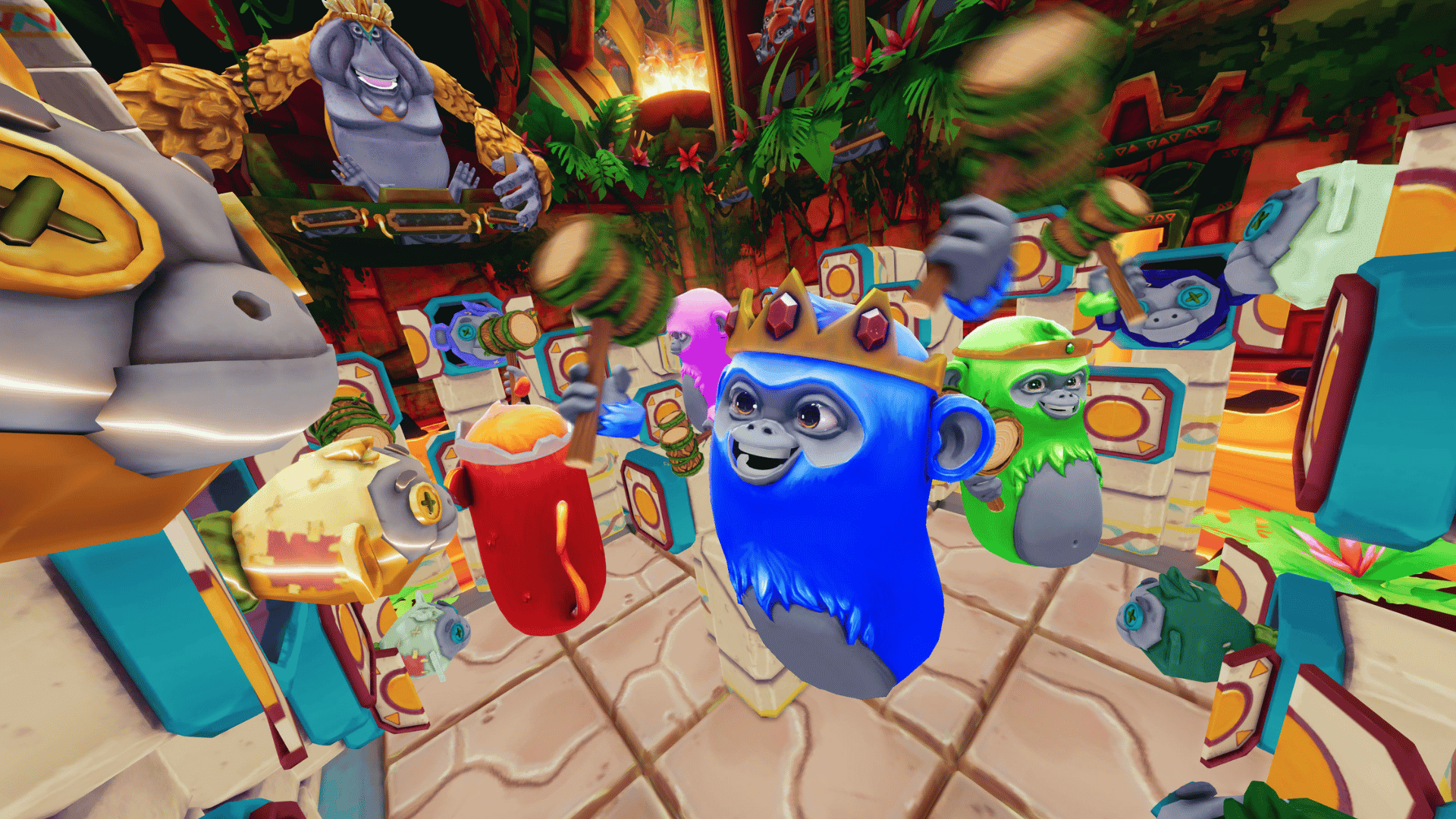 Monkey Madness, mini-jeu en réalité virtuelle à Lille