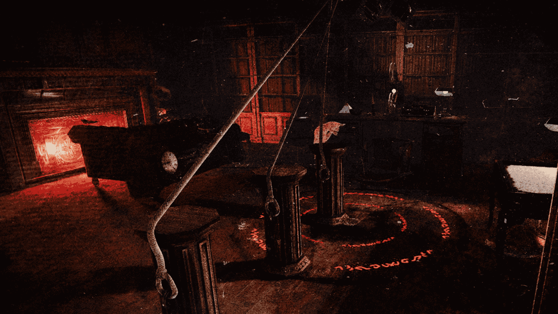 Atmosphère effrayante du Manoir de la Mort, horreur en réalité virtuelle à Lille